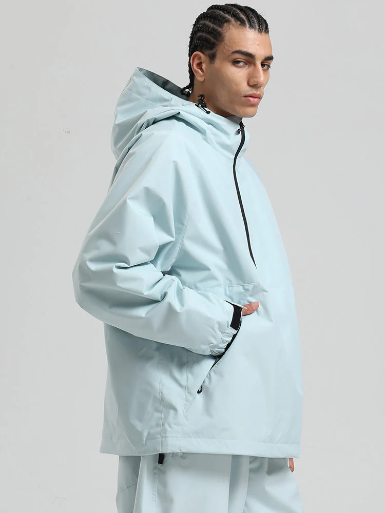 Men's Gsou Snow Durable Urban Vibe Pullover Anorak Snowboard Jacket - Image 23