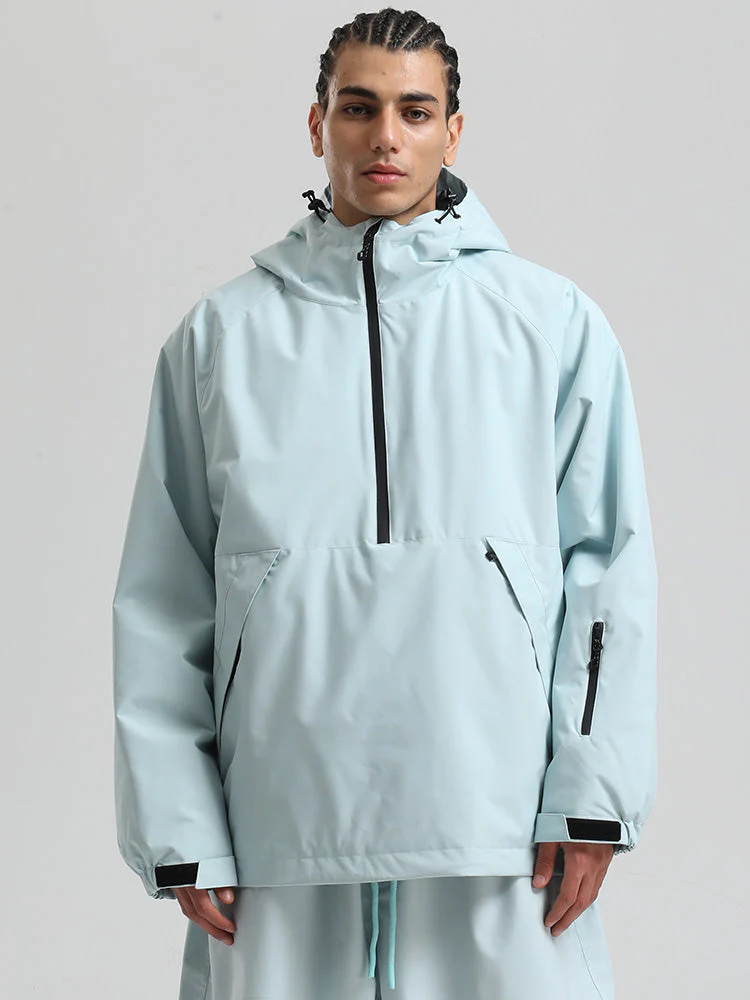 Men's Gsou Snow Durable Urban Vibe Pullover Anorak Snowboard Jacket - Image 24