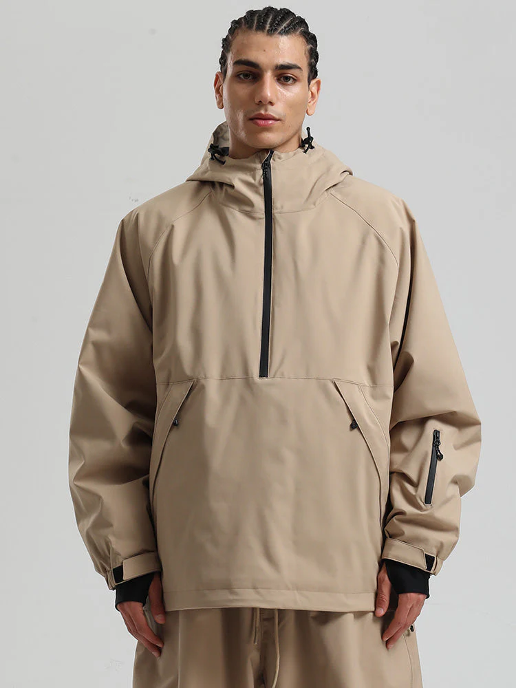 Men's Gsou Snow Durable Urban Vibe Pullover Anorak Snowboard Jacket - Image 9
