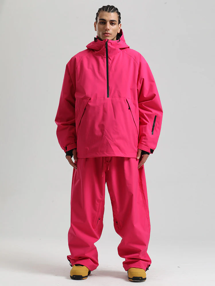 Men's Gsou Snow Durable Urban Vibe Pullover Anorak Snowboard Suits - Image 10
