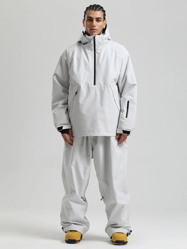 Men's Gsou Snow Durable Urban Vibe Pullover Anorak Snowboard Suits - Image 11