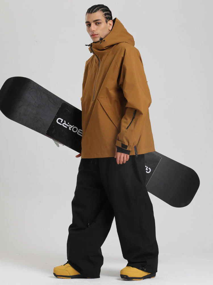 Men's Gsou Snow Durable Urban Vibe Pullover Anorak Snowboard Suits - Image 12