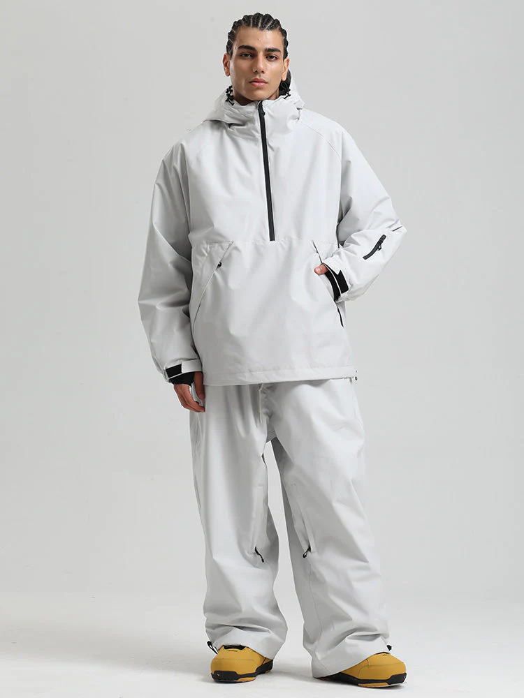 Men's Gsou Snow Durable Urban Vibe Pullover Anorak Snowboard Suits - Image 14