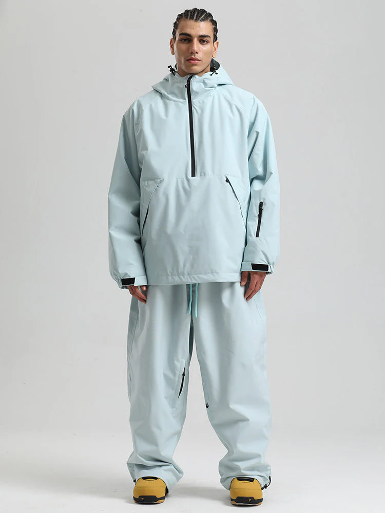 Men's Gsou Snow Durable Urban Vibe Pullover Anorak Snowboard Suits - Image 15