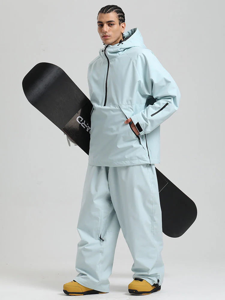 Men's Gsou Snow Durable Urban Vibe Pullover Anorak Snowboard Suits - Image 16