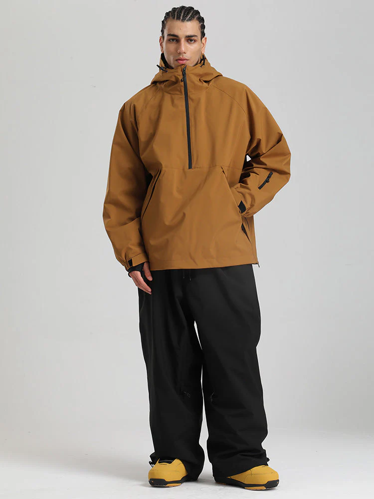Men's Gsou Snow Durable Urban Vibe Pullover Anorak Snowboard Suits - Image 18