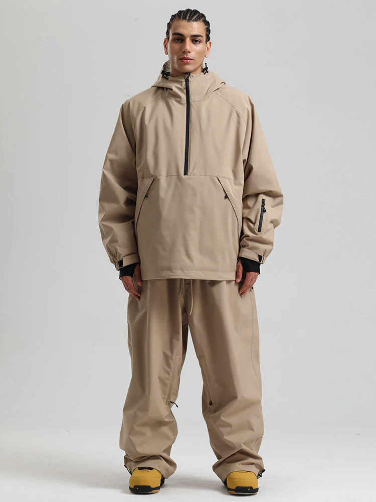 Men's Gsou Snow Durable Urban Vibe Pullover Anorak Snowboard Suits - Image 19