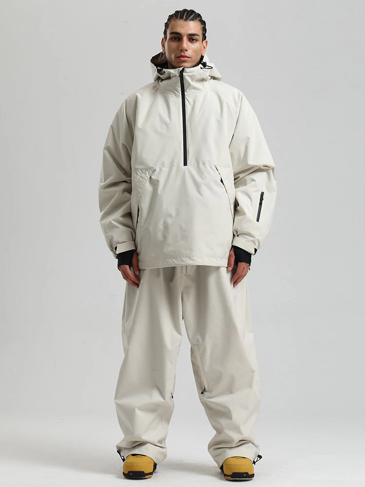 Men's Gsou Snow Durable Urban Vibe Pullover Anorak Snowboard Suits - Image 2