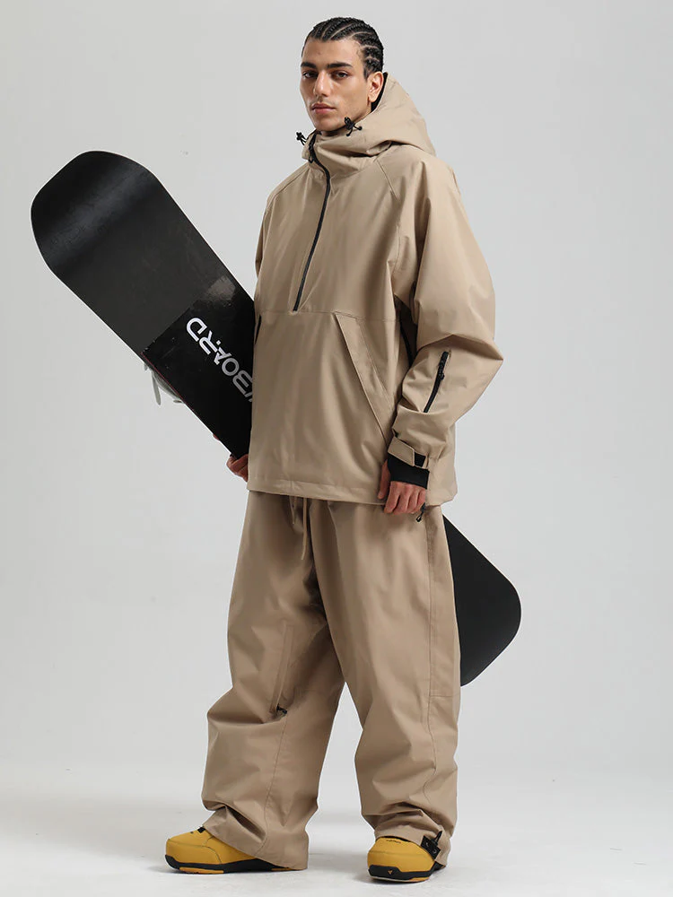 Men's Gsou Snow Durable Urban Vibe Pullover Anorak Snowboard Suits - Image 20