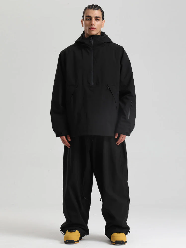 Men's Gsou Snow Durable Urban Vibe Pullover Anorak Snowboard Suits - Image 22