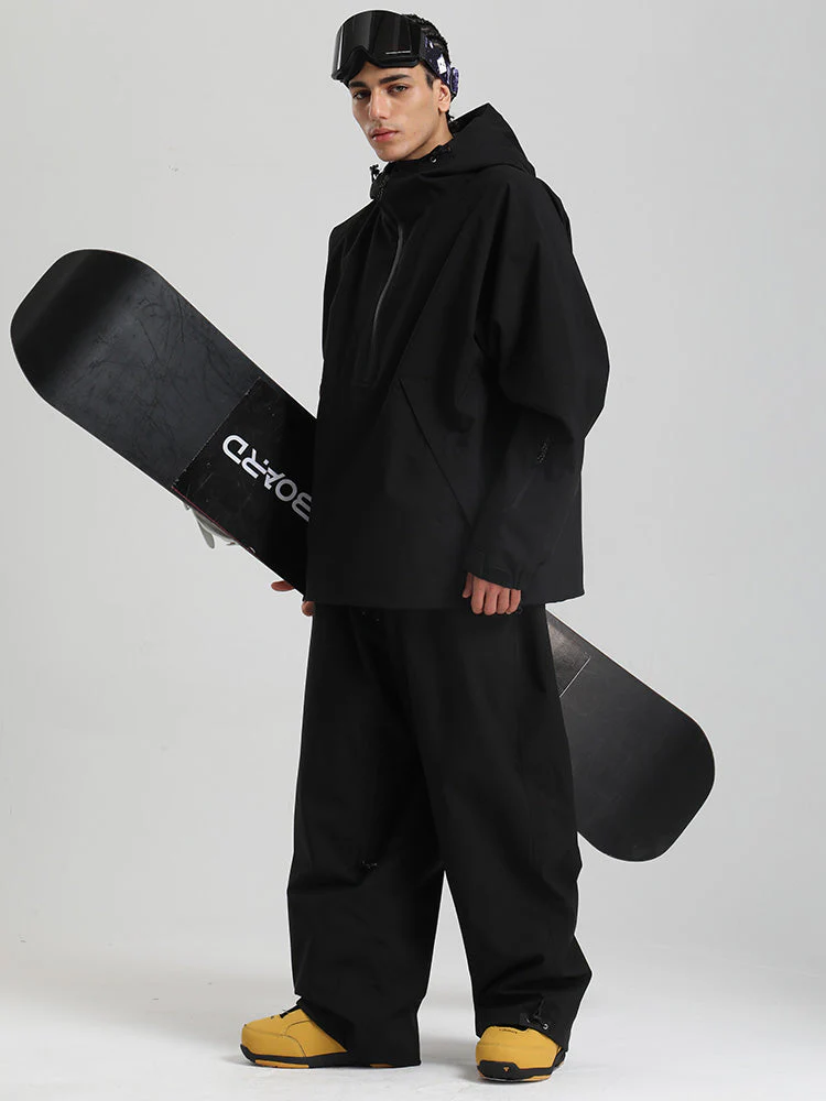 Men's Gsou Snow Durable Urban Vibe Pullover Anorak Snowboard Suits - Image 23