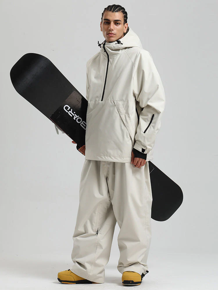 Men's Gsou Snow Durable Urban Vibe Pullover Anorak Snowboard Suits - Image 3