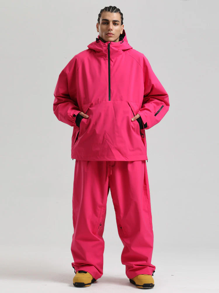 Men's Gsou Snow Durable Urban Vibe Pullover Anorak Snowboard Suits - Image 8