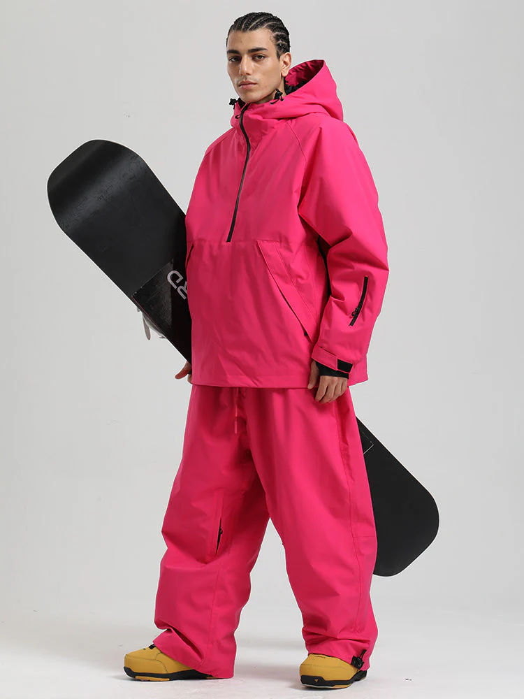Men's Gsou Snow Durable Urban Vibe Pullover Anorak Snowboard Suits - Image 9