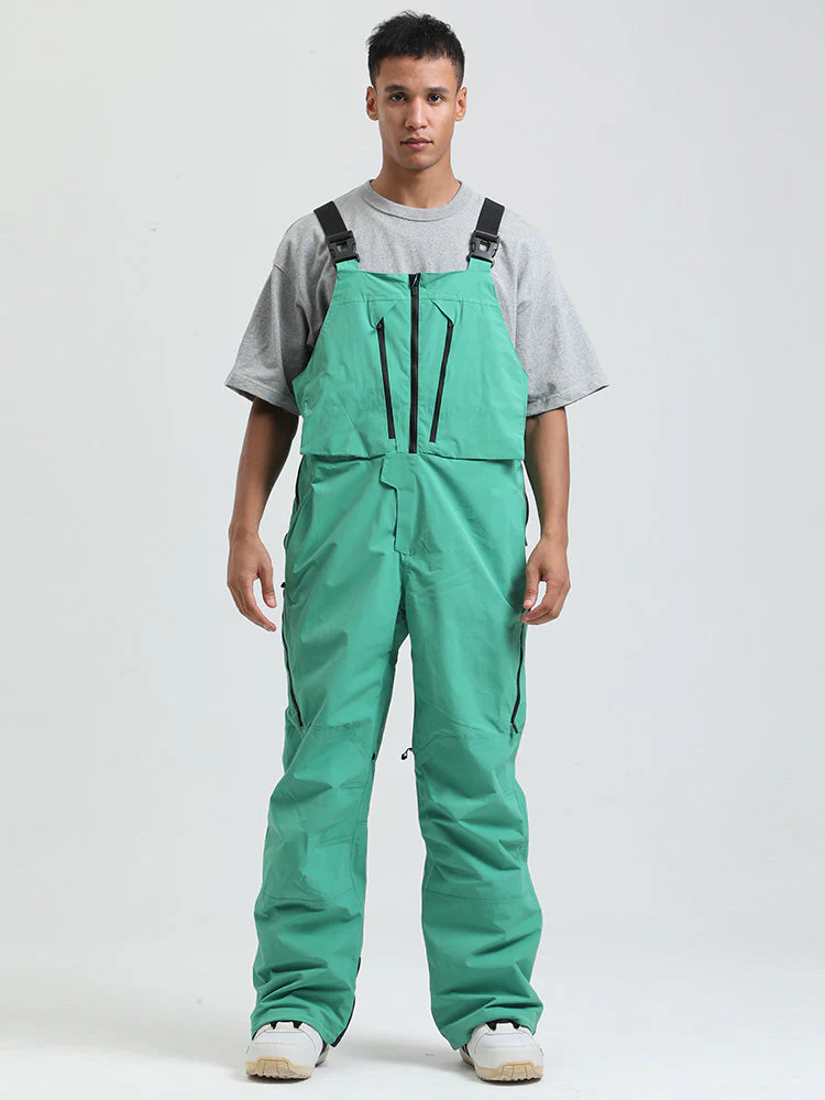 Men's Gsou Snow FrostGuard Insulated High Performance Snow Bibs Pants - Image 12