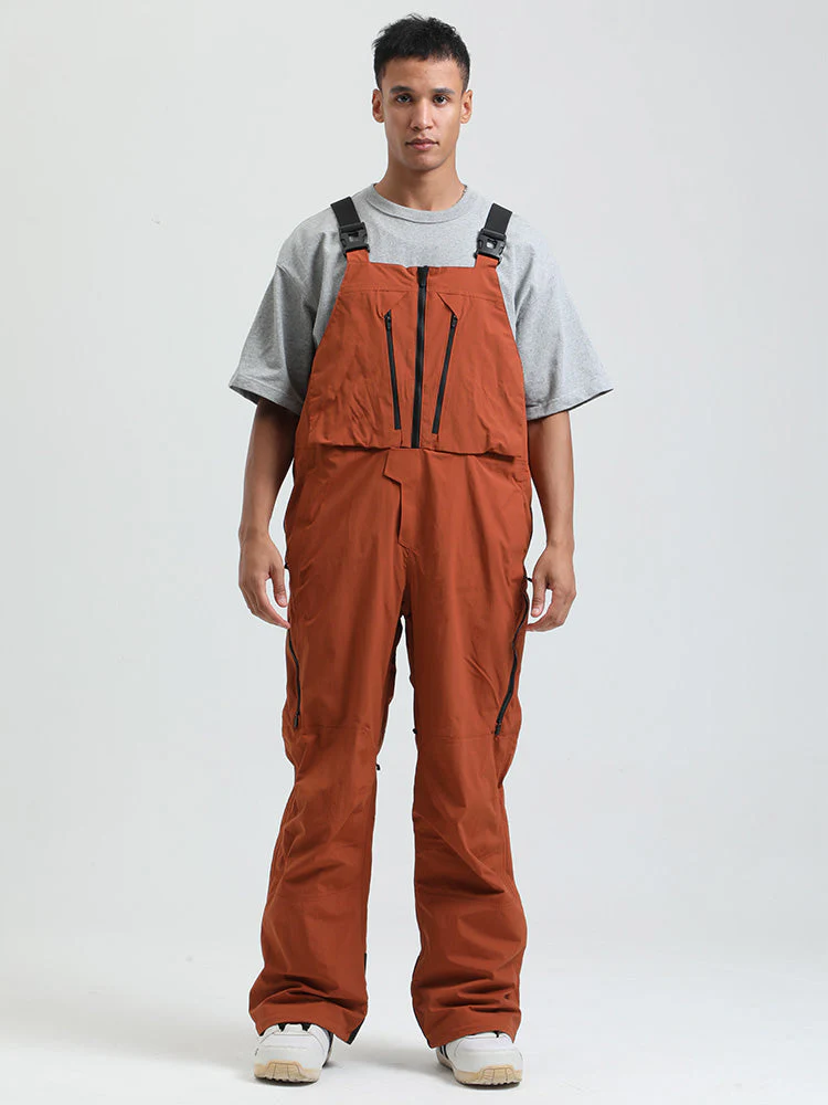 Men's Gsou Snow FrostGuard Insulated High Performance Snow Bibs Pants - Image 16