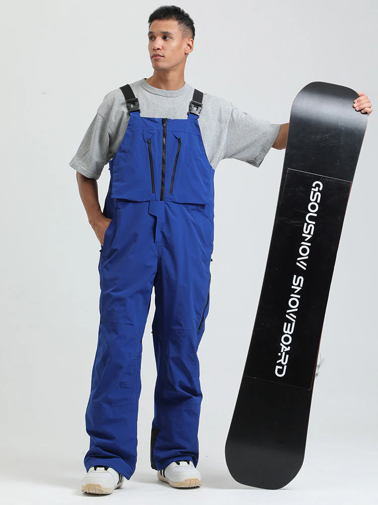 Men's Gsou Snow FrostGuard Insulated High Performance Snow Bibs Pants - Image 21