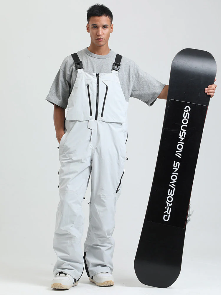 Men's Gsou Snow FrostGuard Insulated High Performance Snow Bibs Pants - Image 3
