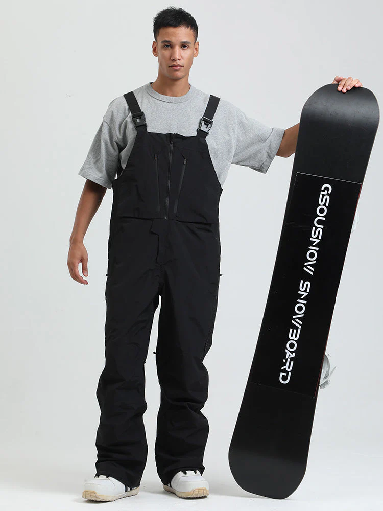 Men's Gsou Snow FrostGuard Insulated High Performance Snow Bibs Pants - Image 7