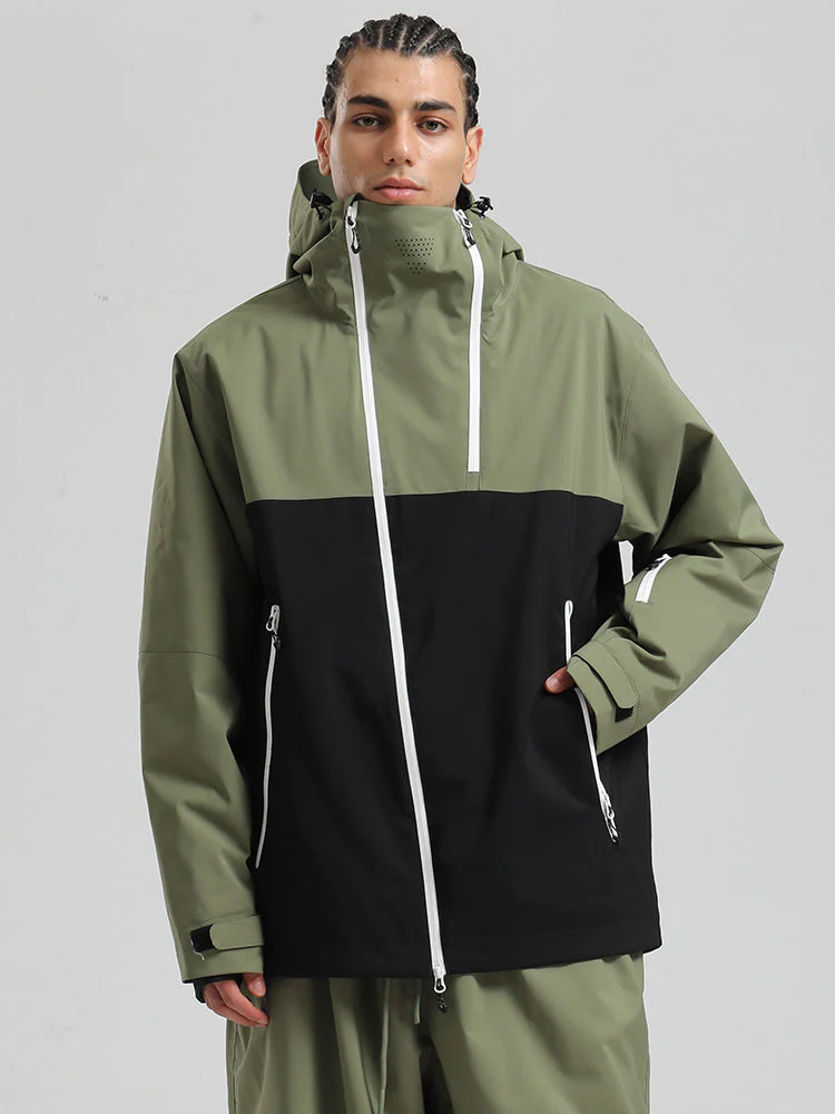 Men's Gsou Snow HyperDrive All-Season Color Block Mountain Cargo Snow Jacket