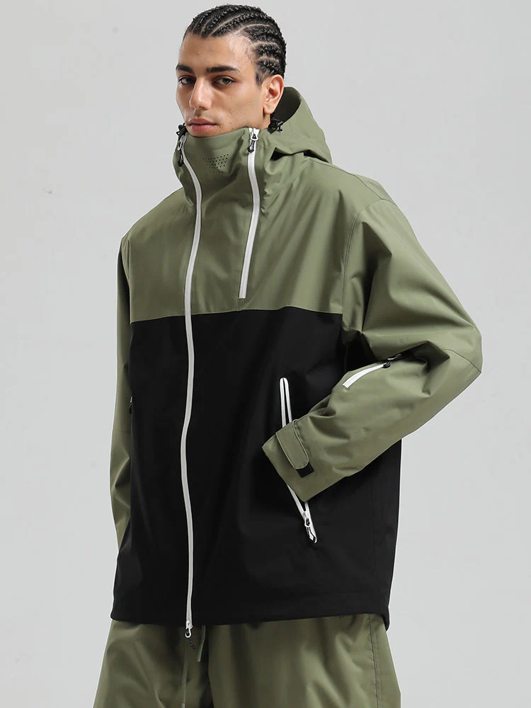 Men's Gsou Snow HyperDrive All-Season Color Block Mountain Cargo Snow Jacket - Image 2