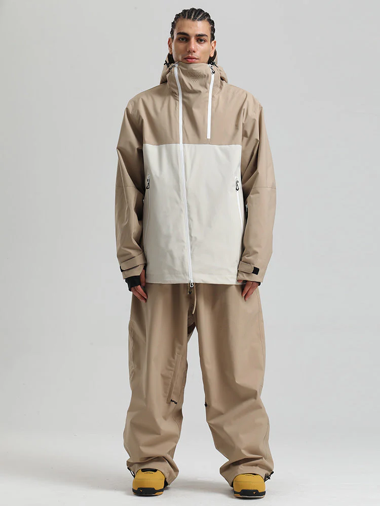 Men's Gsou Snow HyperDrive All-Season Color Block Mountain Cargo Snow Suits - Image 5