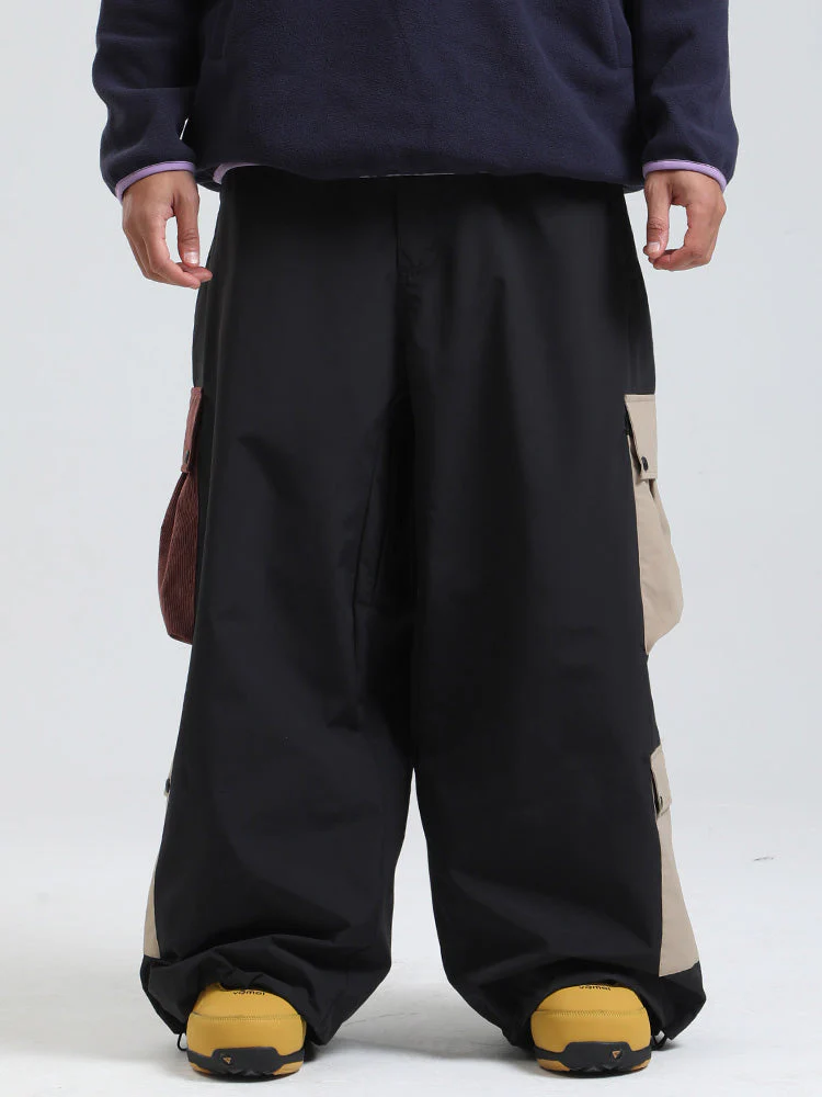 Men's Gsou Snow Powder Chaser Oversized Baggy Snowboard Pants - Image 6
