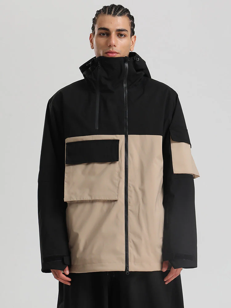 Men's Gsou Snow Terrain Flow FlexZip Hybrid Cargo Snowboard Jacket - Image 18