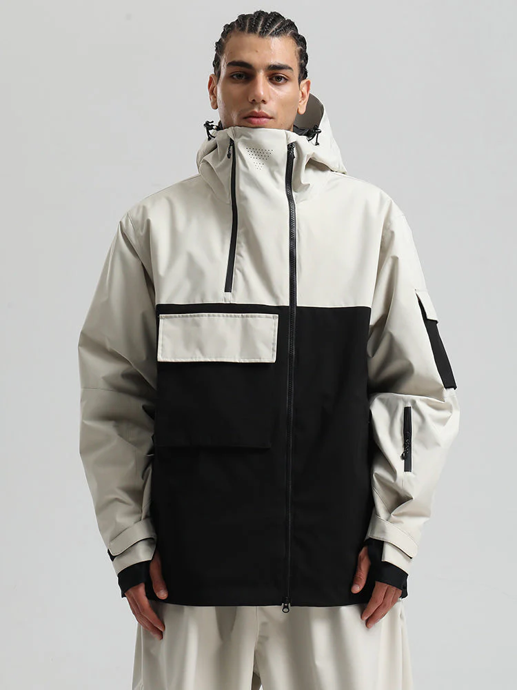 Men's Gsou Snow Terrain Flow FlexZip Hybrid Cargo Snowboard Jacket - Image 2