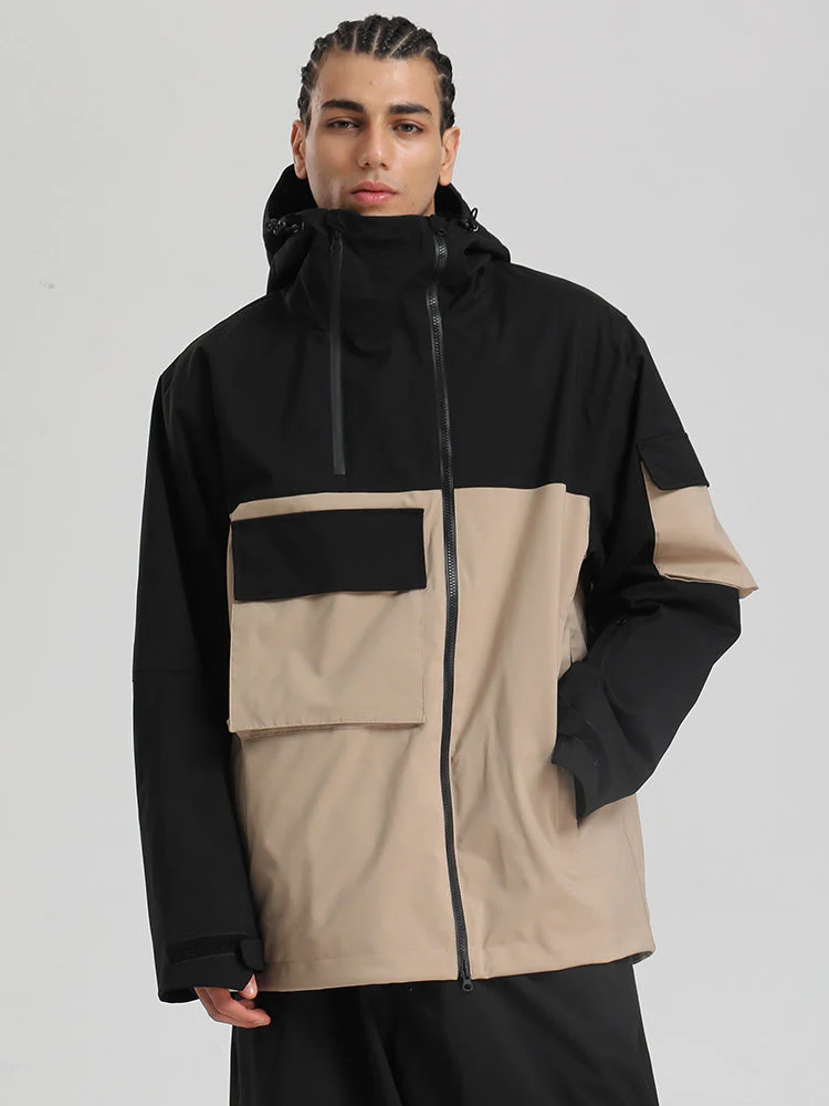 Men's Gsou Snow Terrain Flow FlexZip Hybrid Cargo Snowboard Jacket - Image 20