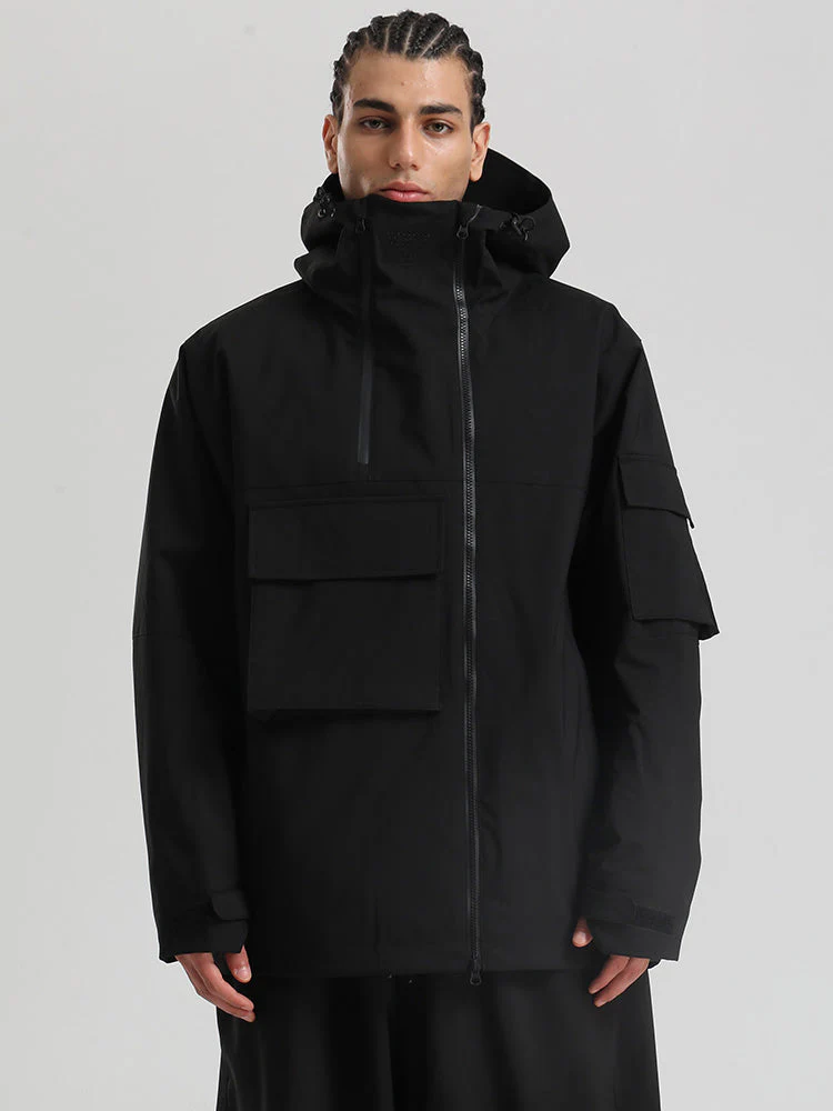 Men's Gsou Snow Terrain Flow FlexZip Hybrid Cargo Snowboard Jacket - Image 22