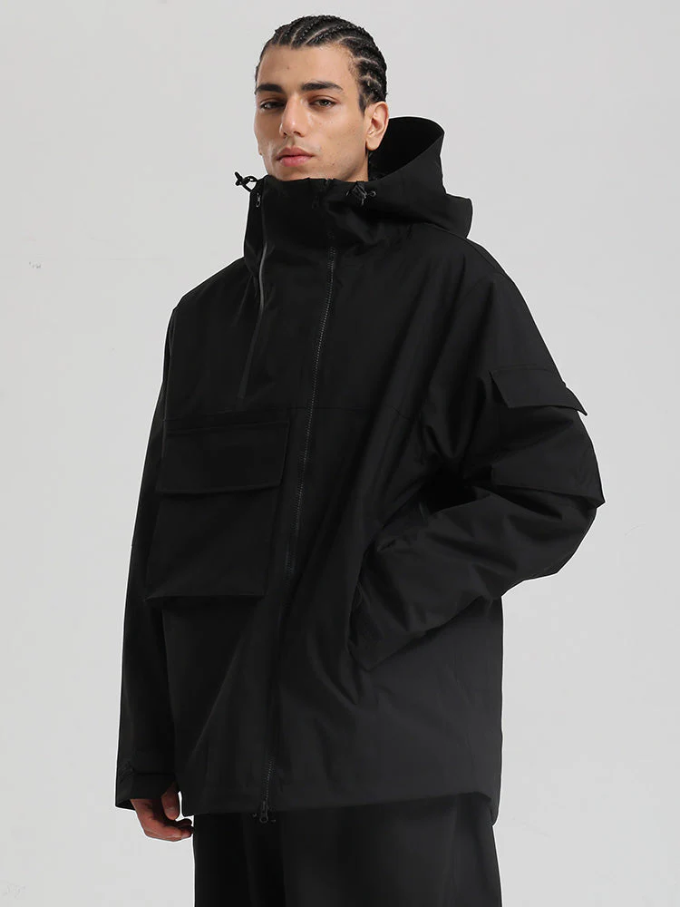 Men's Gsou Snow Terrain Flow FlexZip Hybrid Cargo Snowboard Jacket - Image 23