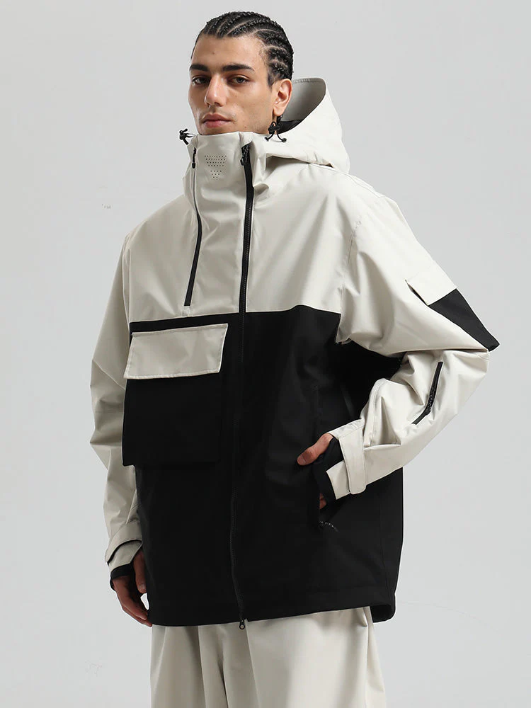 Men's Gsou Snow Terrain Flow FlexZip Hybrid Cargo Snowboard Jacket - Image 3