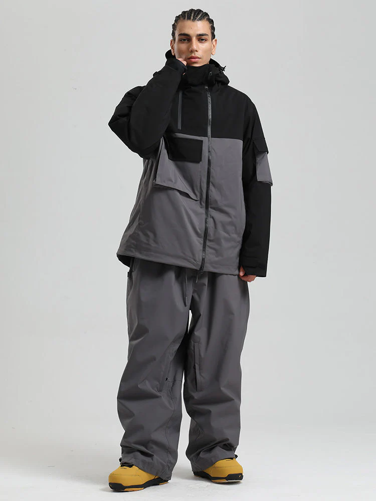 Men's Gsou Snow Terrain Flow FlexZip Hybrid Cargo Snowboard Suits - Image 20
