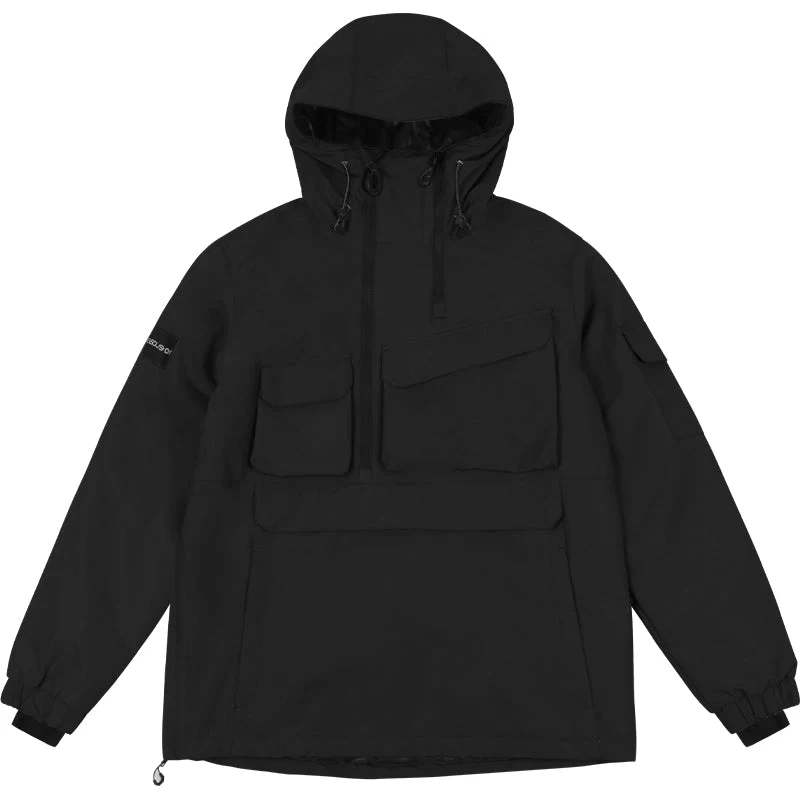 Men's Gsou Snow Winter Action Cargo Anorak Snowboard Jacket - Image 7