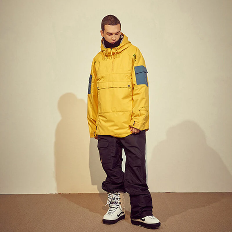 Men's Holiday Forever Young Cargo Anorak Snow Jacket - Image 3
