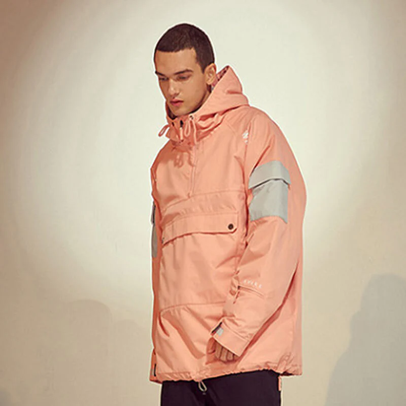 Men's Holiday Forever Young Cargo Anorak Snow Jacket - Image 6