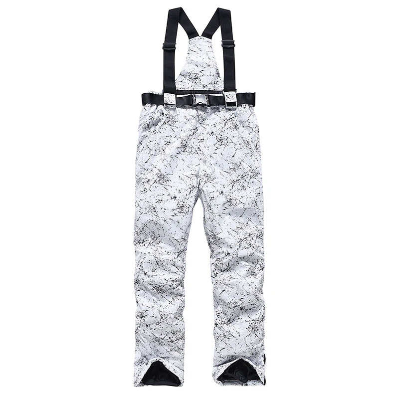 Men's Insulated Energetic Performer Winter Outdoor Snow Pants Ski Bibs - Image 5