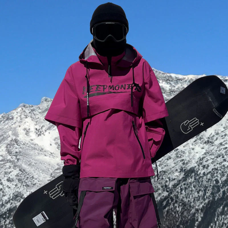 Men's Keep Money Mountain Chill Baggy Snowboard Jacket - Image 7