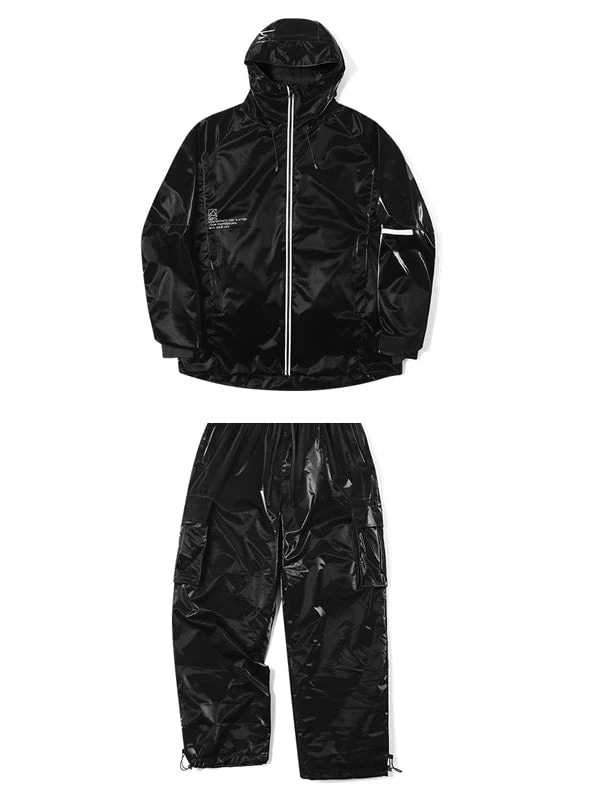 Men's Mountain Beast Black Paint Graphene 3L Snowsuit Sets - Image 3