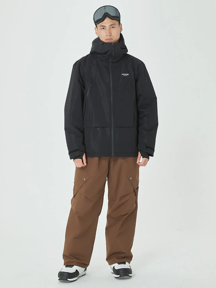 Men's Mountain Breaker Anorak Jacket with Swag Cargo Snowboard Pants - Image 2