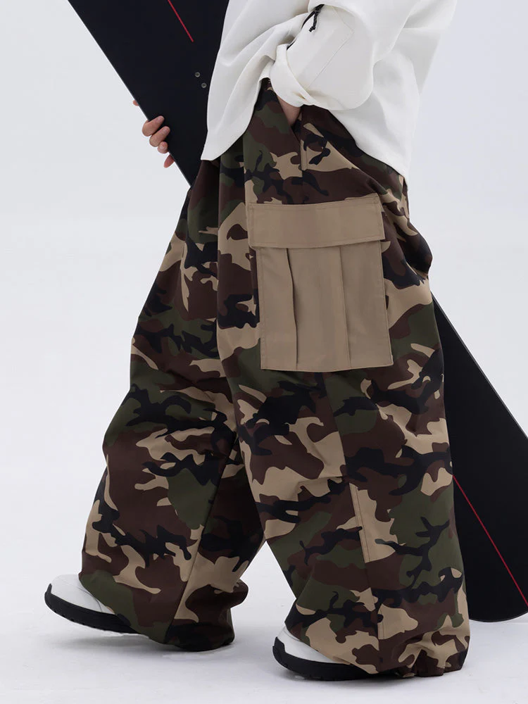 Men's Mountain Chill Freestyle Prime Baggy Leopard Snowboard Pants - Image 12
