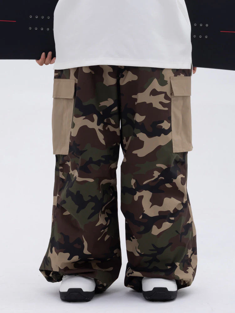 Men's Mountain Chill Freestyle Prime Baggy Leopard Snowboard Pants - Image 13