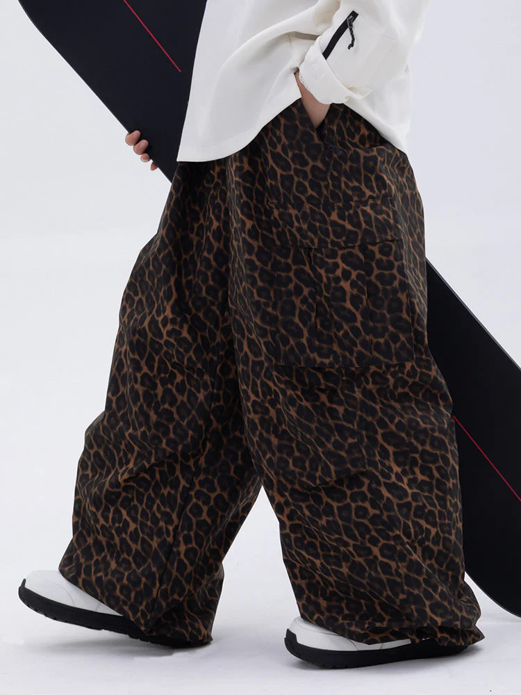 Men's Mountain Chill Freestyle Prime Baggy Leopard Snowboard Pants - Image 14