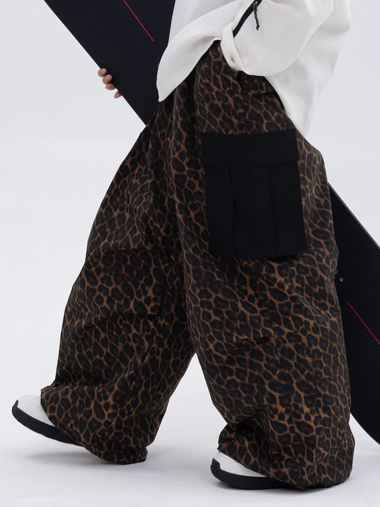 Men's Mountain Chill Freestyle Prime Baggy Leopard Snowboard Pants - Image 18