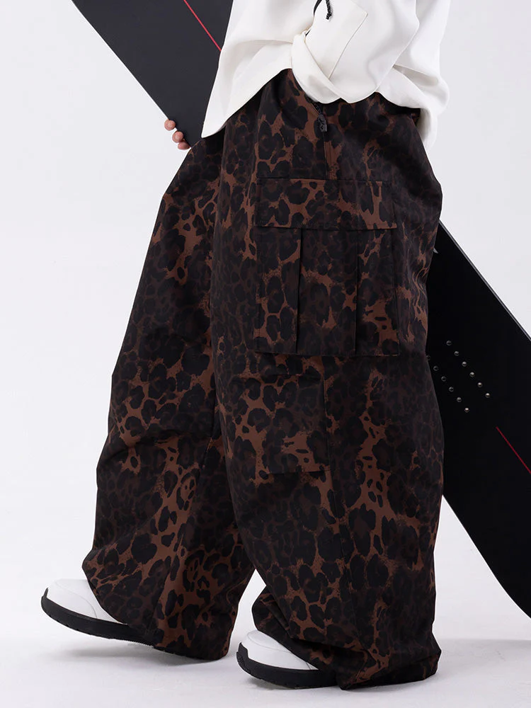 Men's Mountain Chill Freestyle Prime Baggy Leopard Snowboard Pants - Image 4