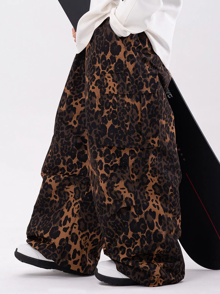 Men's Mountain Chill Freestyle Prime Baggy Leopard Snowboard Pants - Image 7