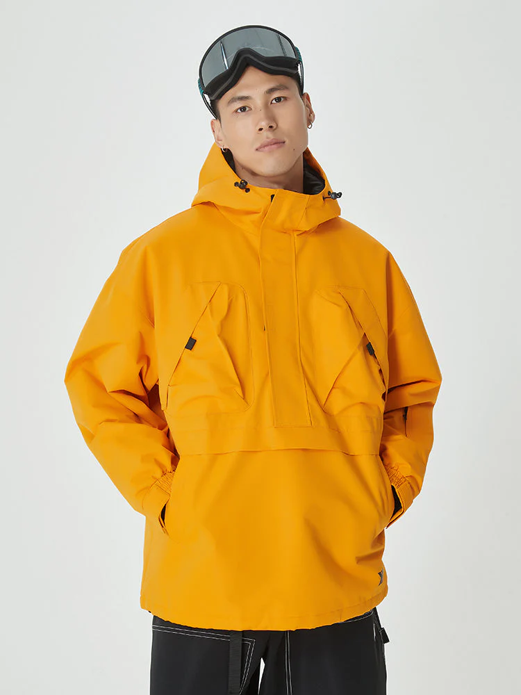 Men's Mountain Freerider Baggy Anorak Snowboard Jacket - Image 3