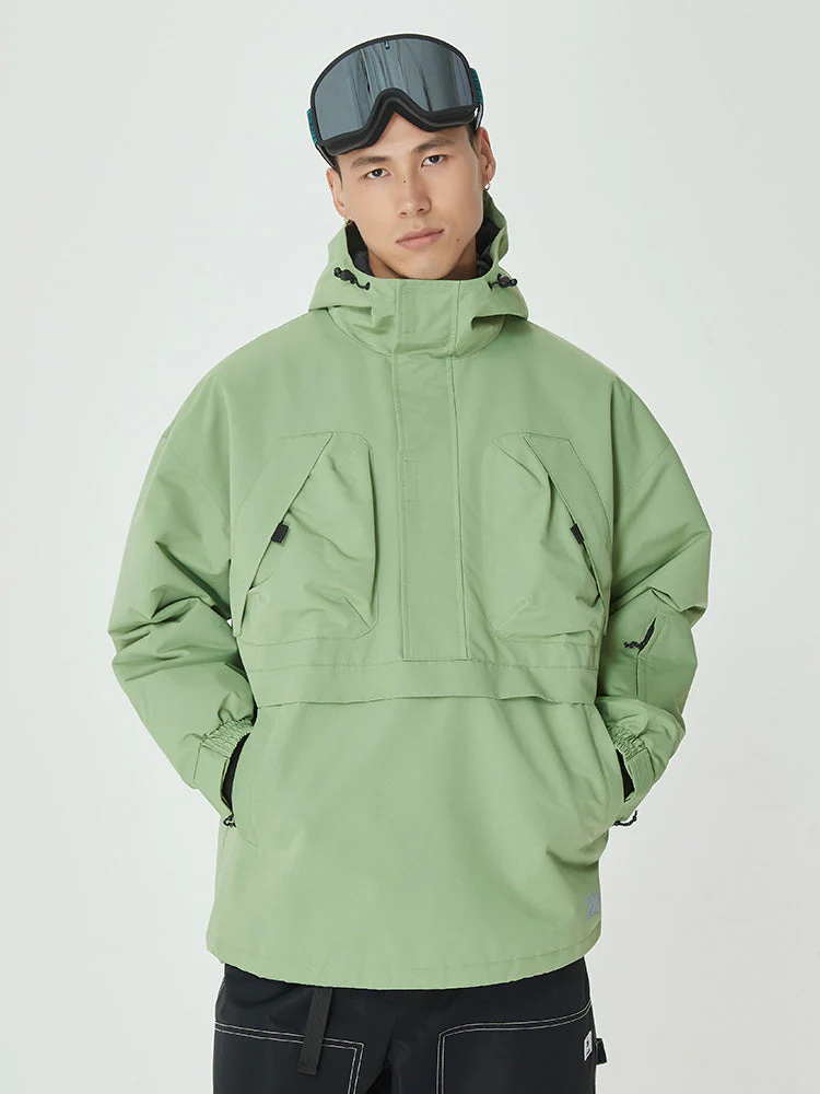 Men's Mountain Freerider Baggy Anorak Snowboard Jacket - Image 4
