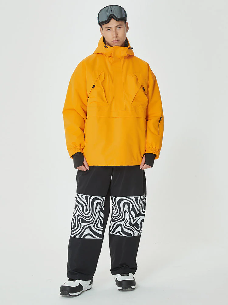 Men's Mountain Freerider Baggy Anorak Snowboard Jacket & Pants Set - Image 4